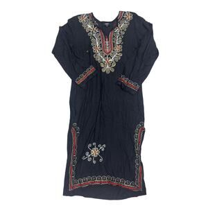 Gorgeous black embroidered cover‑up - Size M